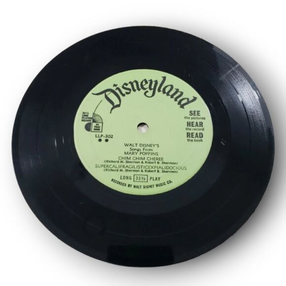 A Disneyland Record And Book Walt Disney's Mary Poppins With Songs From The Film - Picture 5 of 6